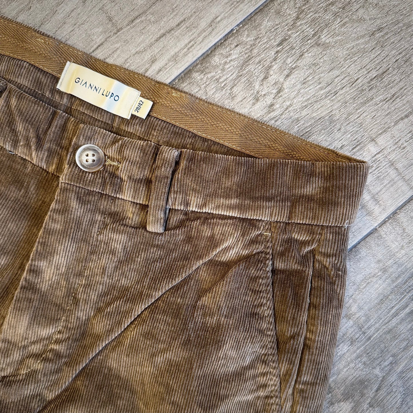 Pantalone Velluto "Tahoma" GIANNI LUPO A/I 2025.26