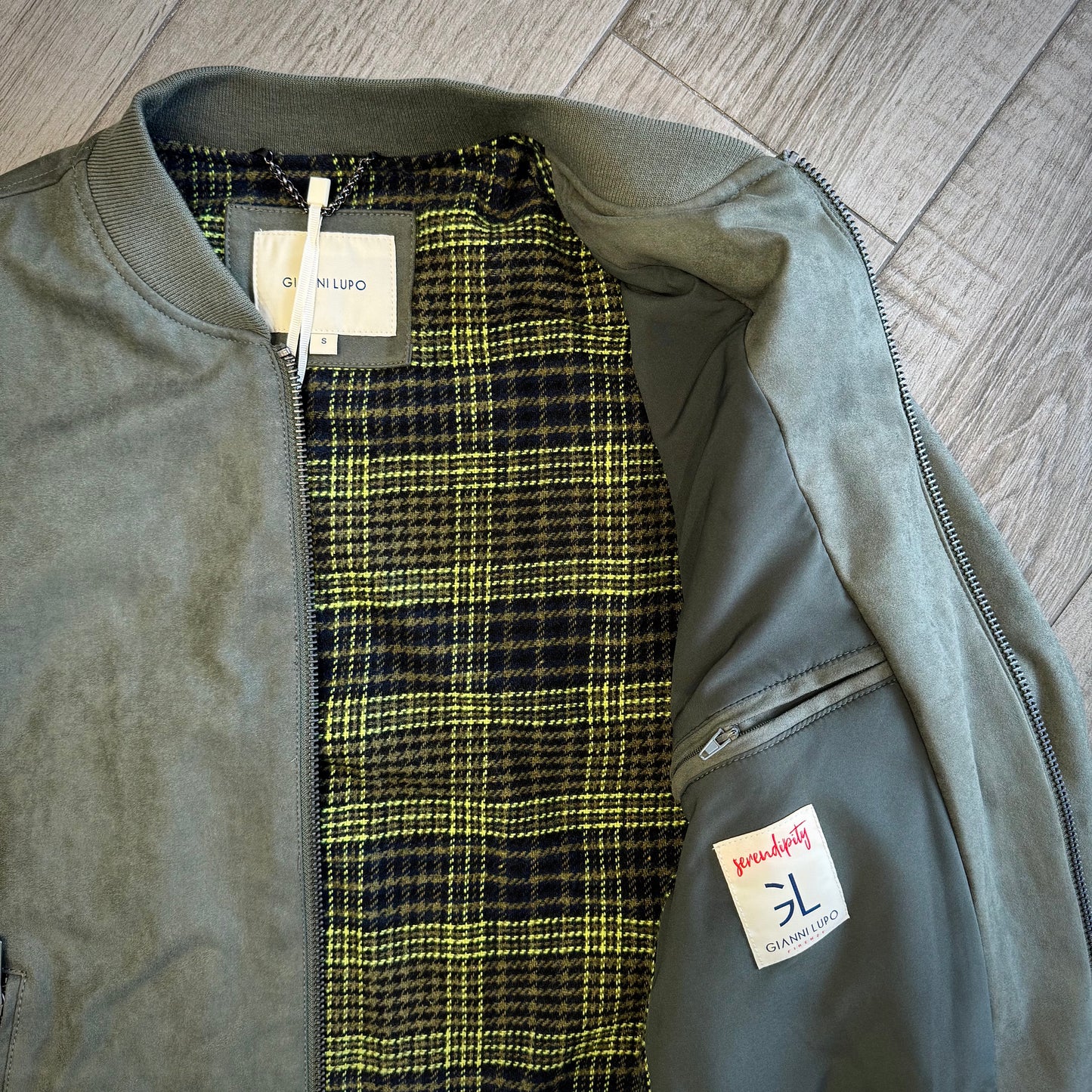 Bomber Eco Camoscio GIANNI LUPO A/I 2025.26