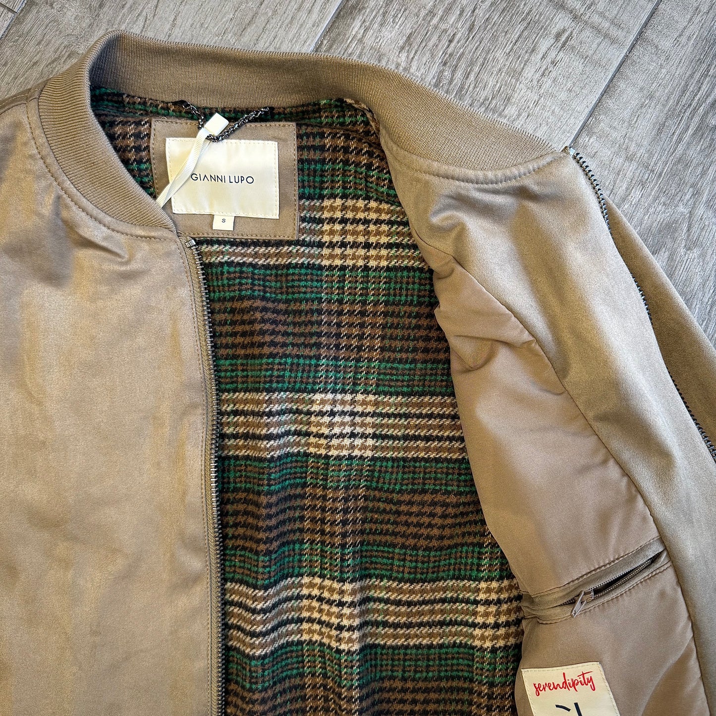 Bomber Eco Camoscio GIANNI LUPO A/I 2025.26