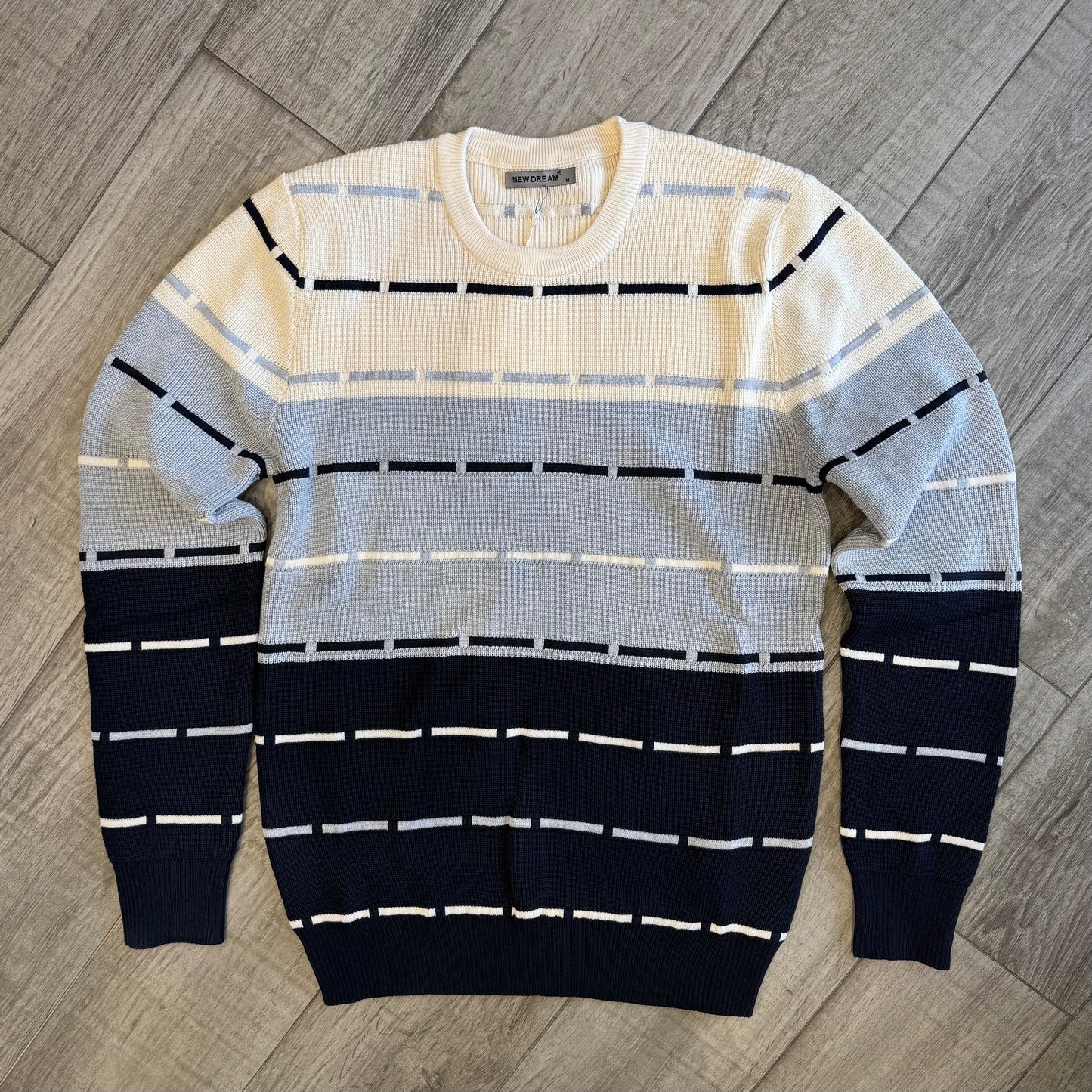 Maglione Girocollo Tricolor