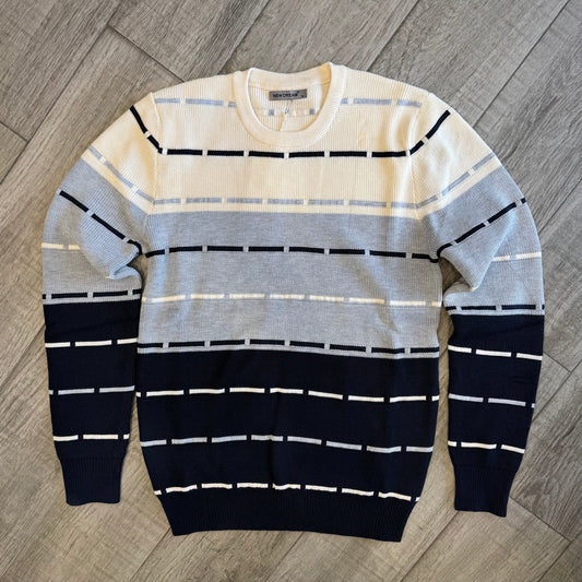 Maglione Girocollo Tricolor