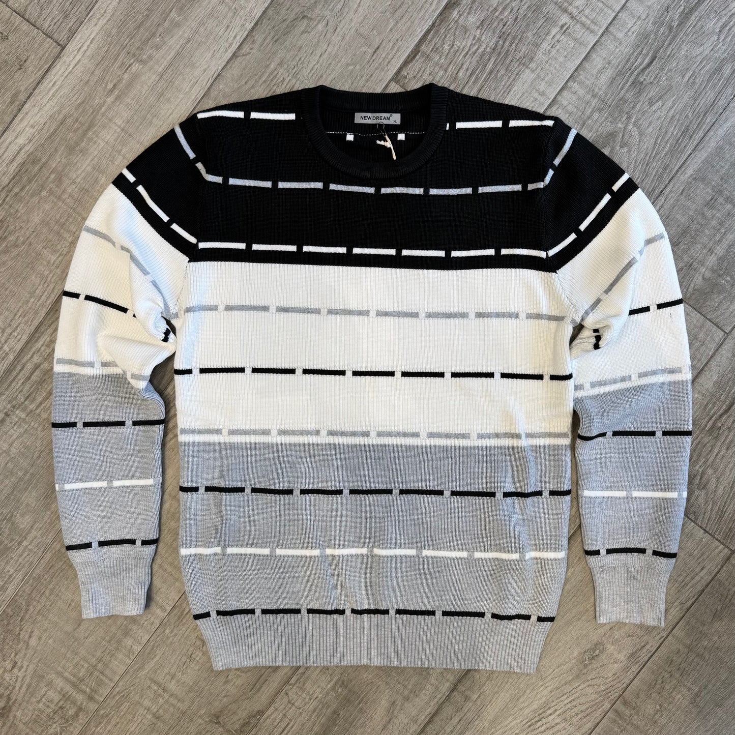 Maglione Girocollo Tricolor