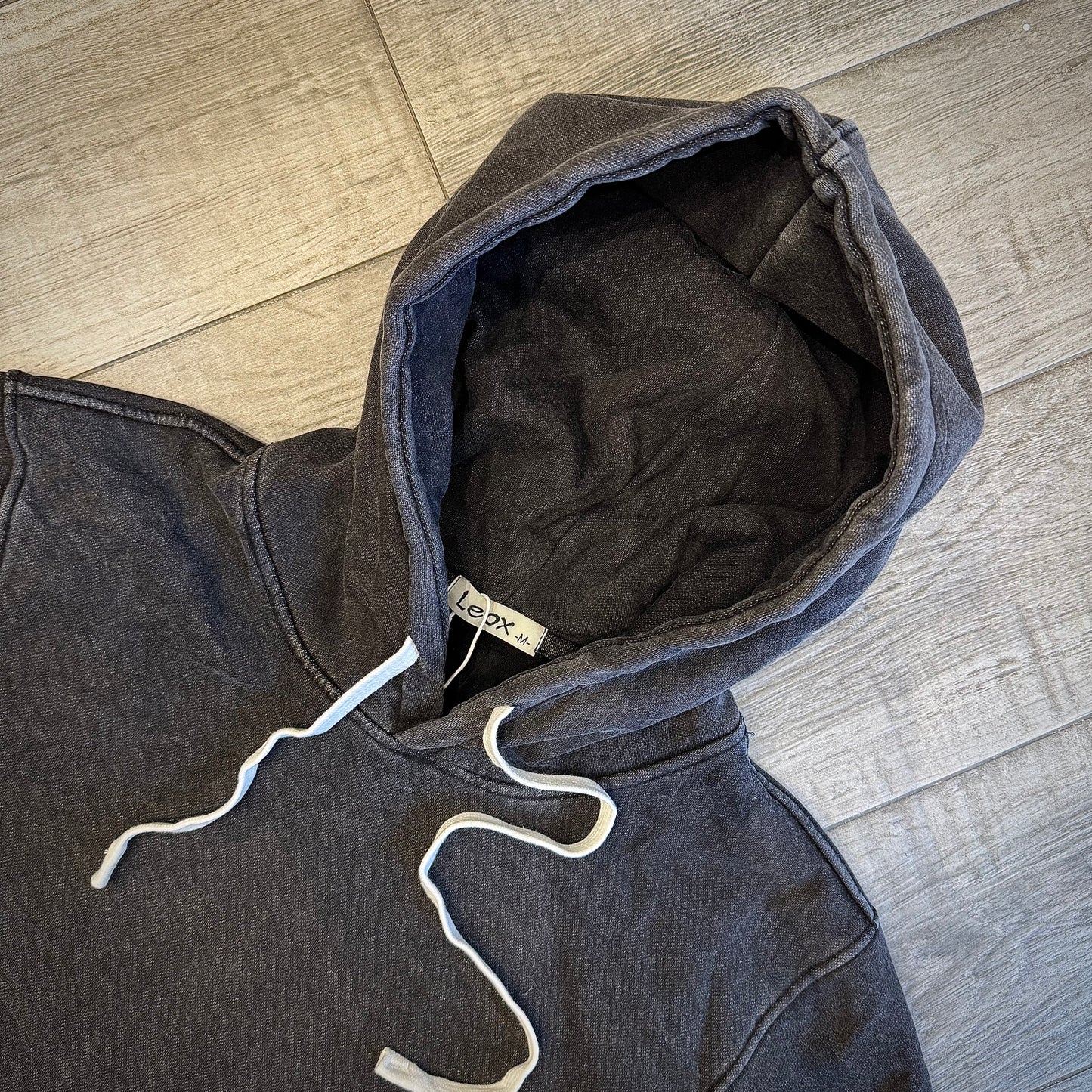 Felpa Cappuccio Delavè