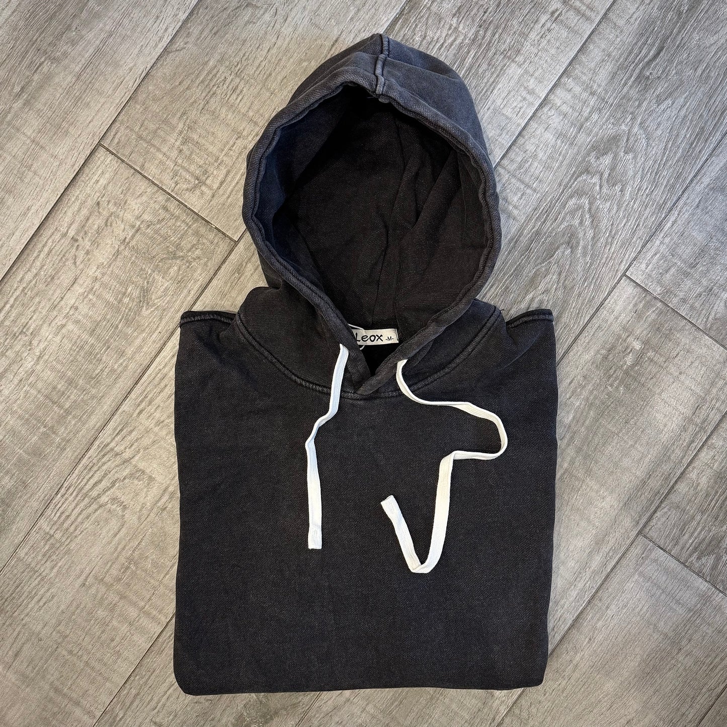 Felpa Cappuccio Delavè