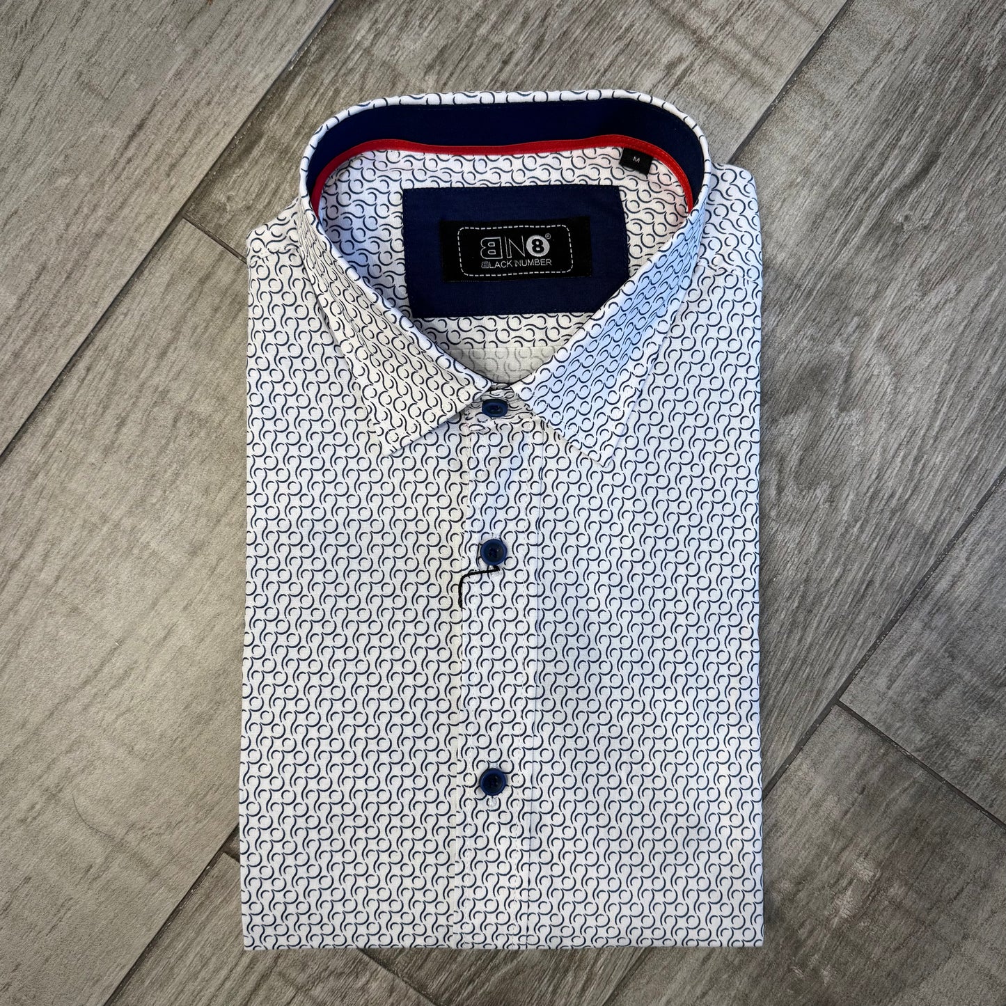 Camicia Fantasia Linee Stilizzate