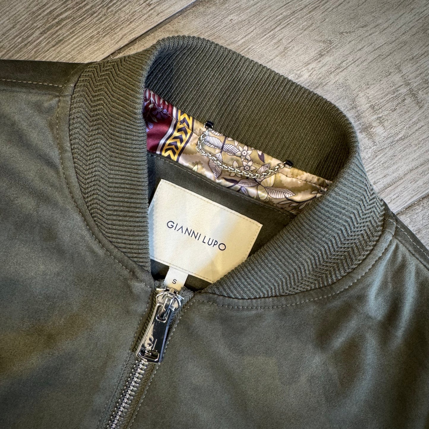 Bomber Eco Camoscio GIANNI LUPO P/E 2026