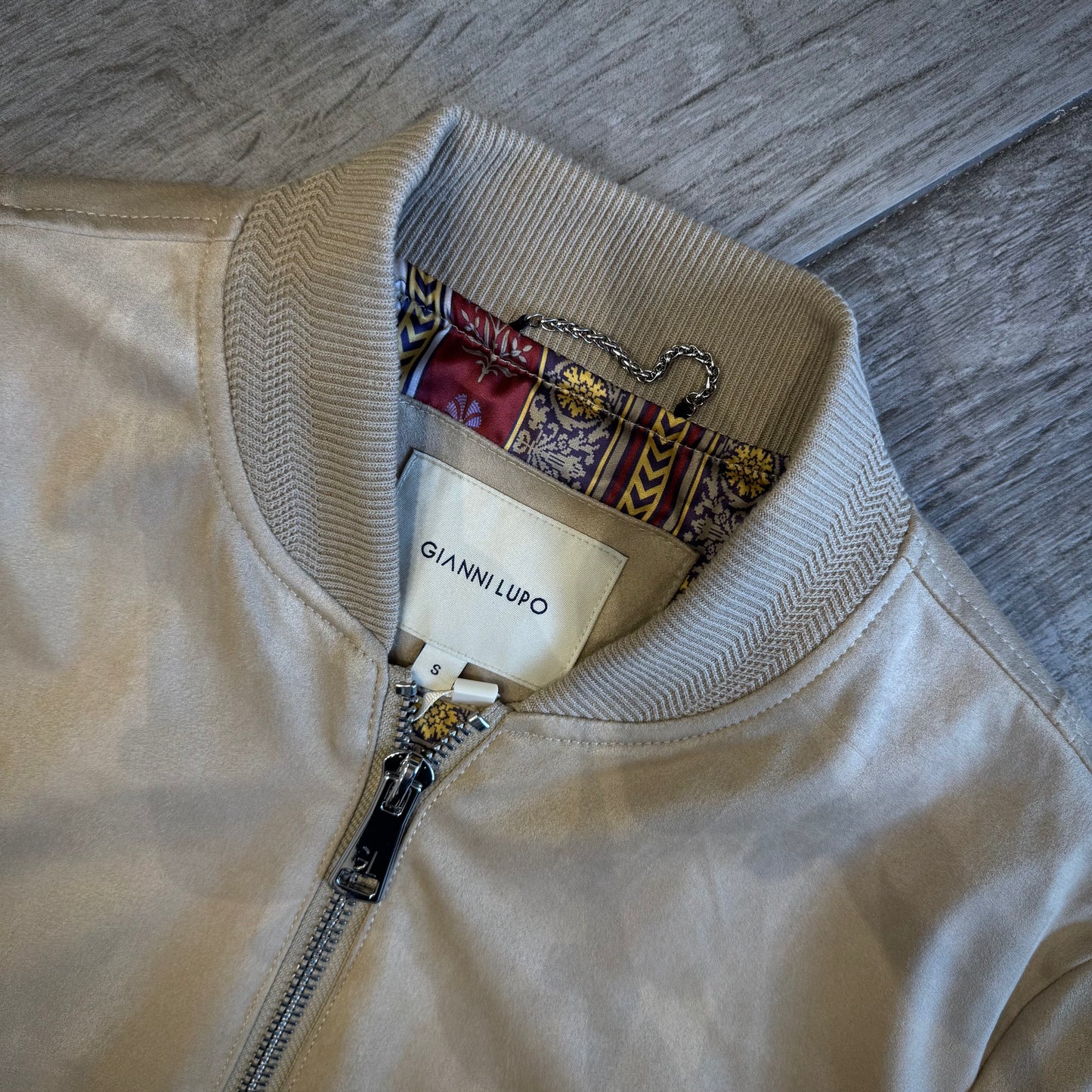 Bomber Eco Camoscio GIANNI LUPO P/E 2026