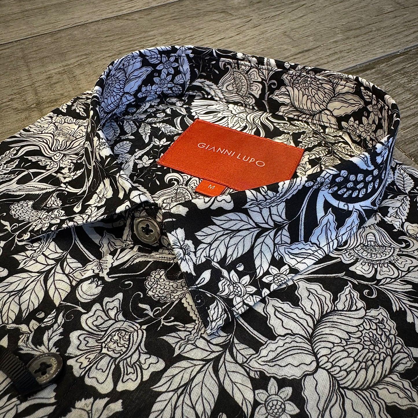 Camicia Fantasia Fiori Arabeggianti GIANNI LUPO