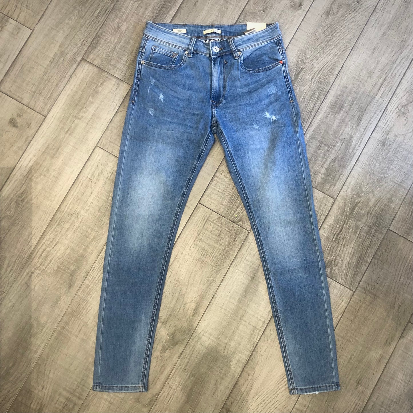 Jeans "Kevin" Slim Fit slightly ripped GIANNI LUPO (GL6256Q)