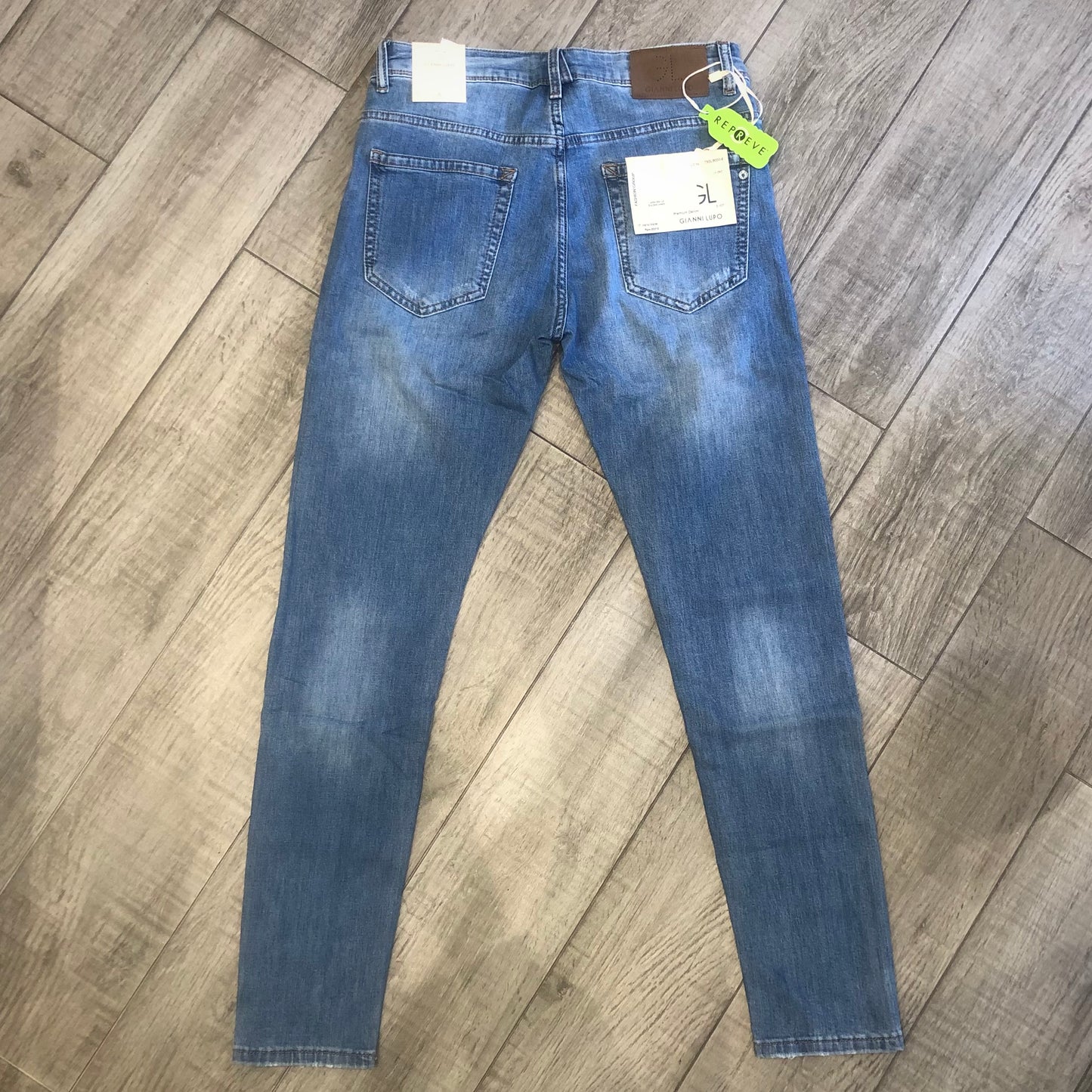 Jeans "Kevin" Slim Fit slightly ripped GIANNI LUPO (GL6256Q)