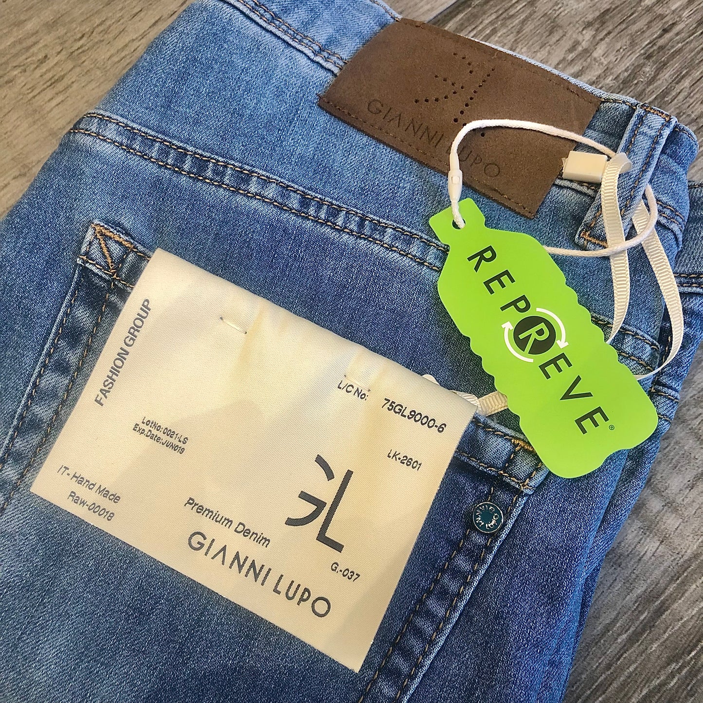 Jeans "Kevin" Slim Fit slightly ripped GIANNI LUPO (GL6256Q)