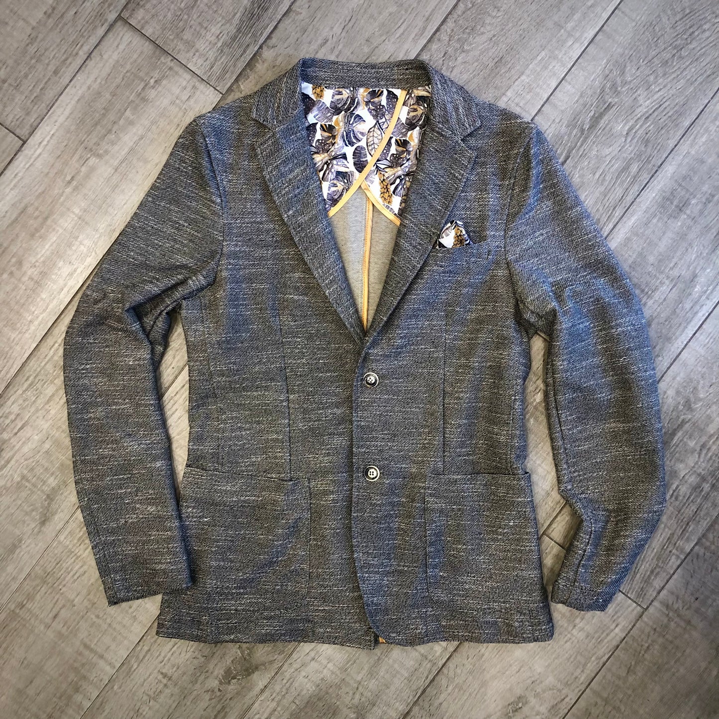 Deconstructed Melange Jacket