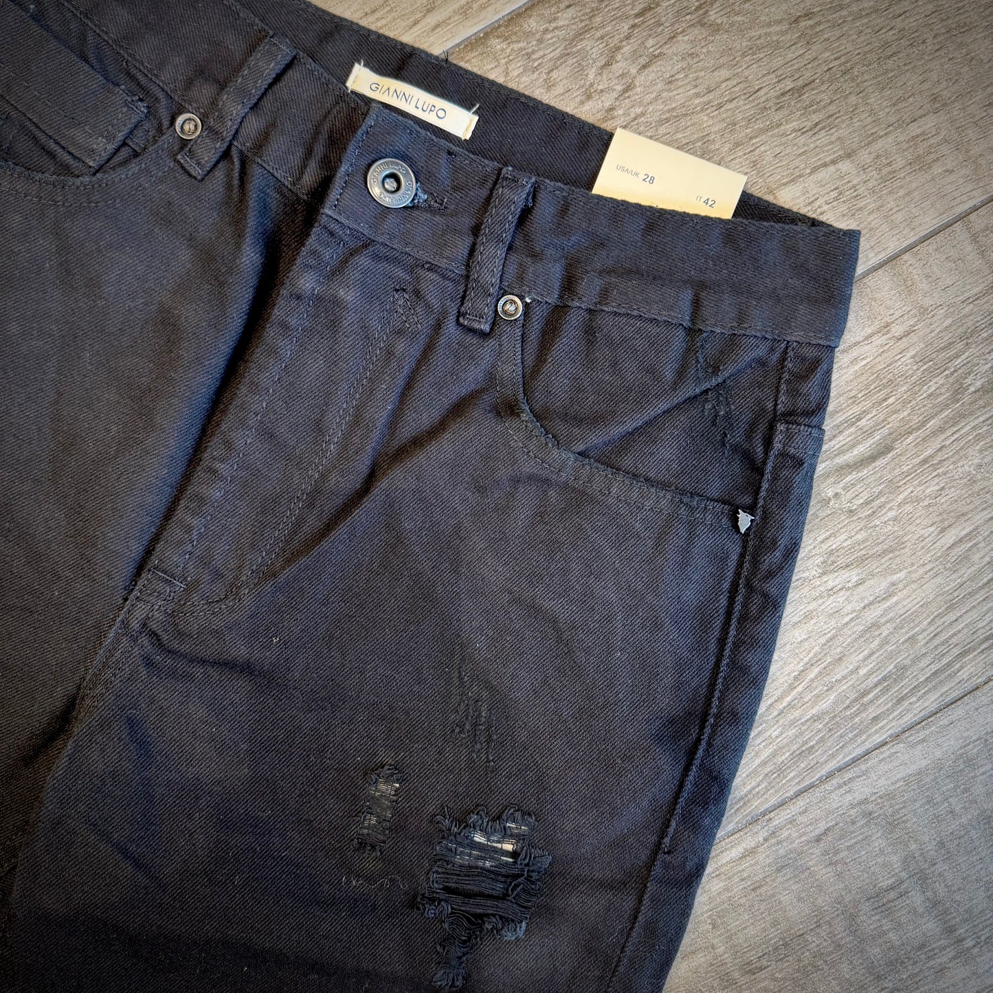 Jeans "Mike" Carrot Fit strappi GIANNI LUPO (GL2536YH)