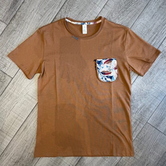 "Patterned Pocket" T-Shirt