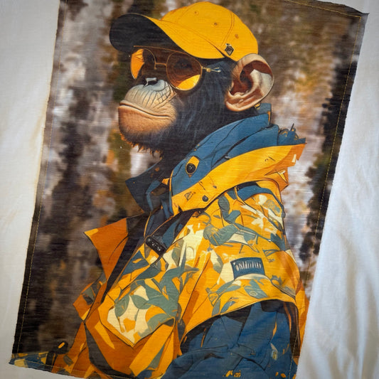 T-Shirt Stampa "Fashion Monkey"