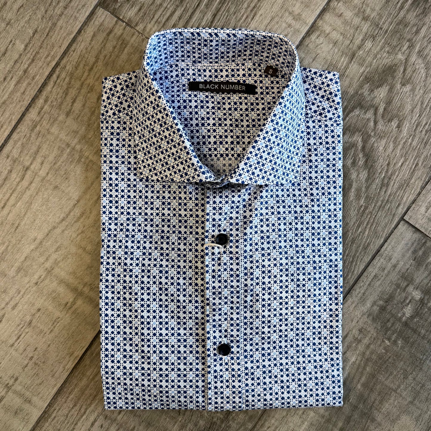 Camicia Microfantasia Rombi