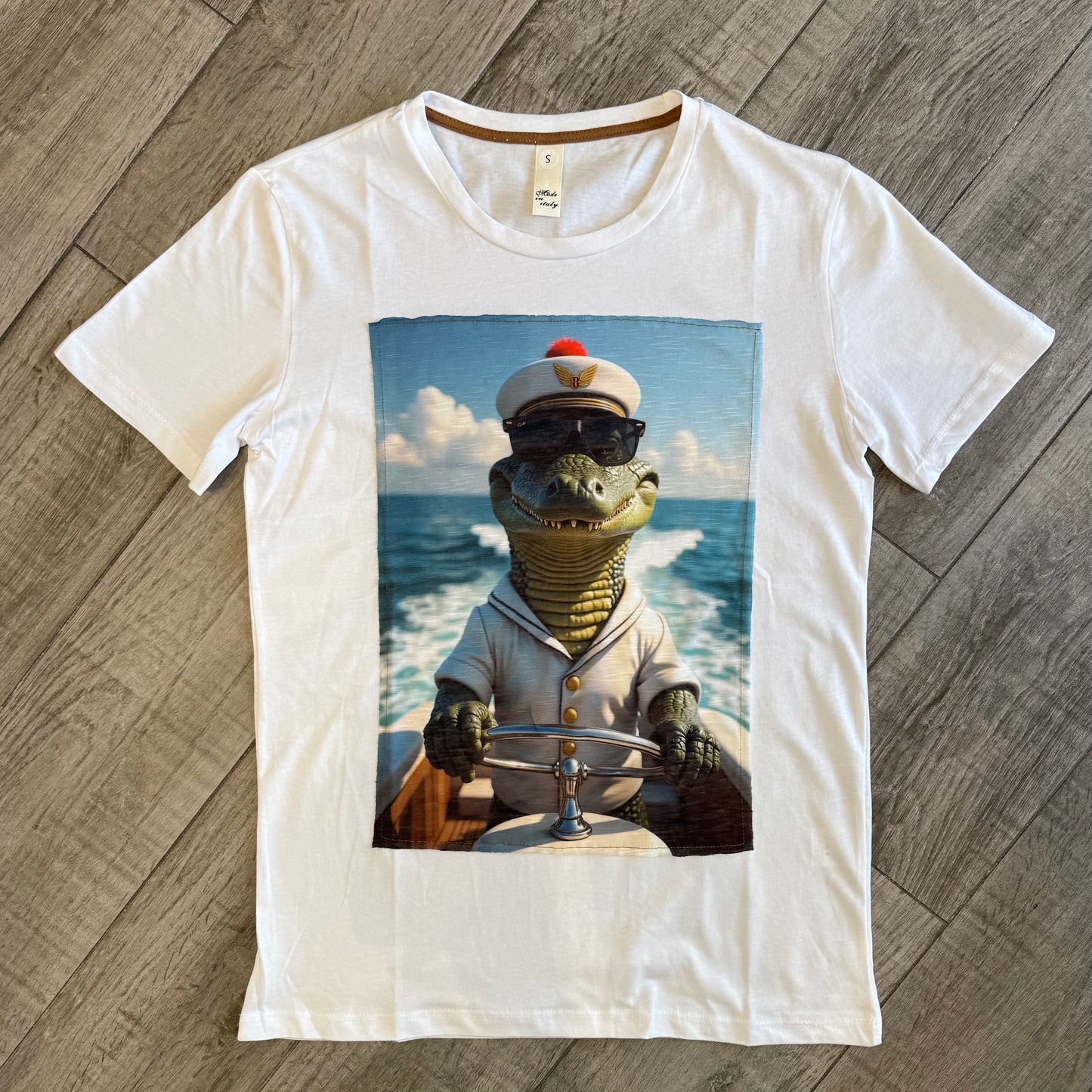 T-Shirt Stampa "Sailor Croc"