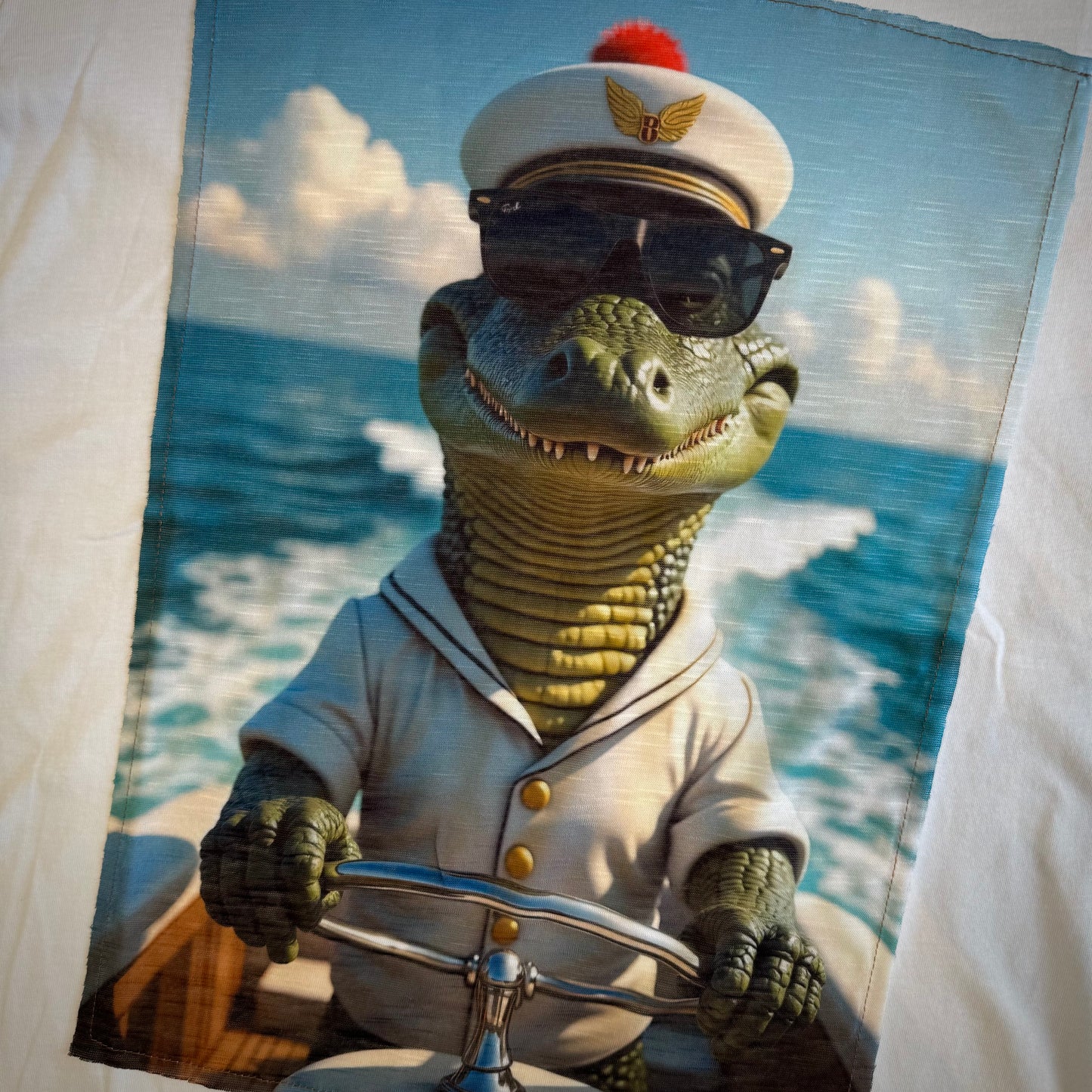 T-Shirt Stampa "Sailor Croc"
