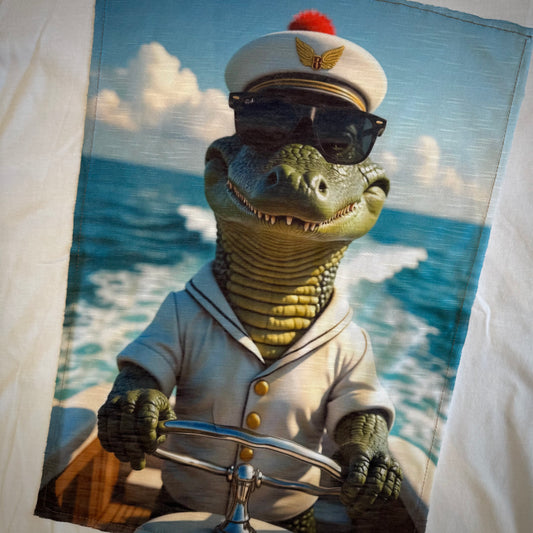T-Shirt Stampa "Sailor Croc"