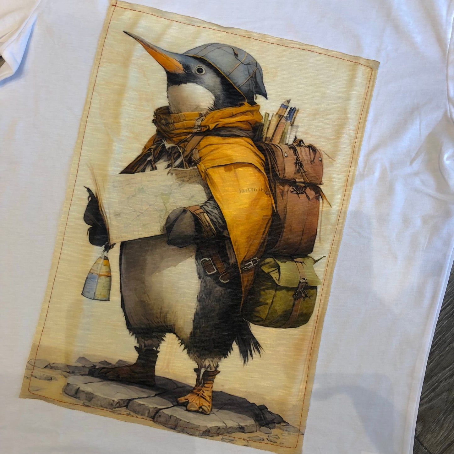 T-Shirt Stampa "Adventurer Bird"