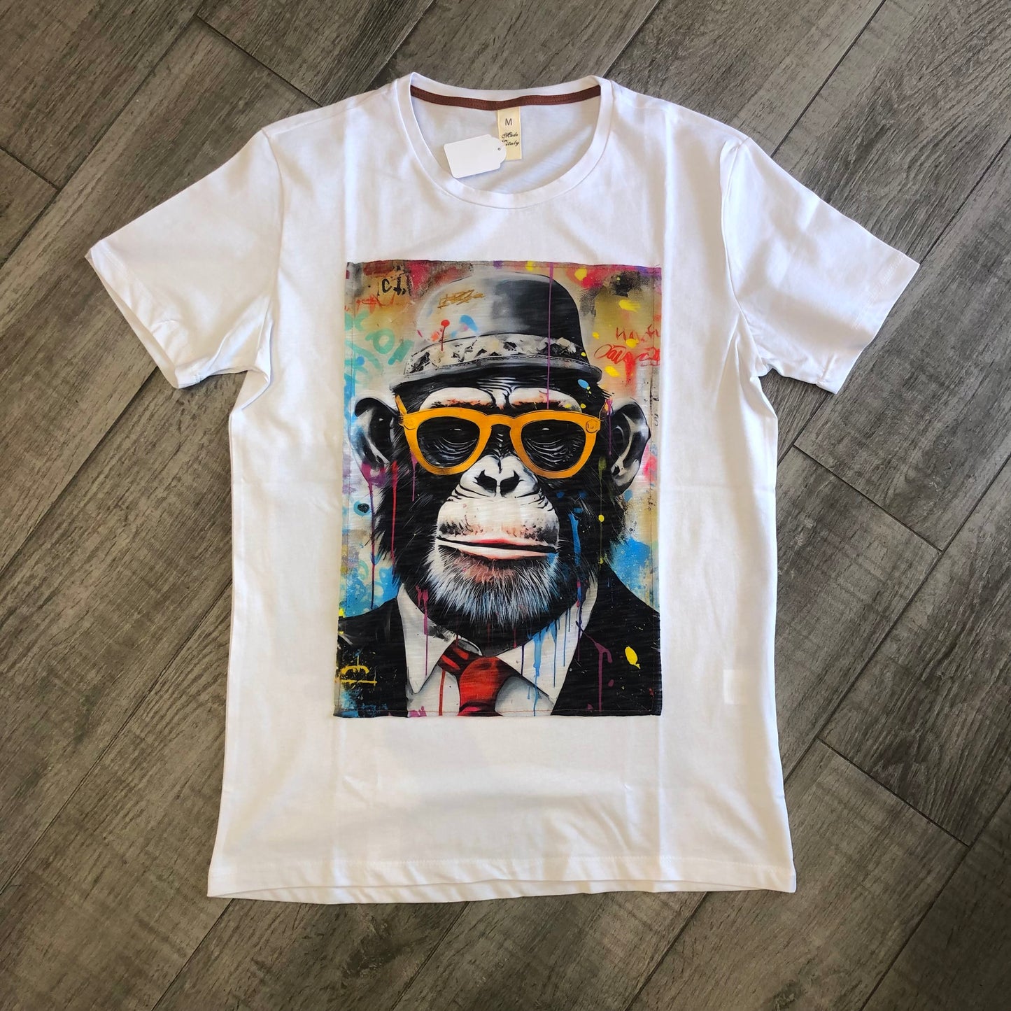 T-Shirt Stampa "Elegant Monkey"