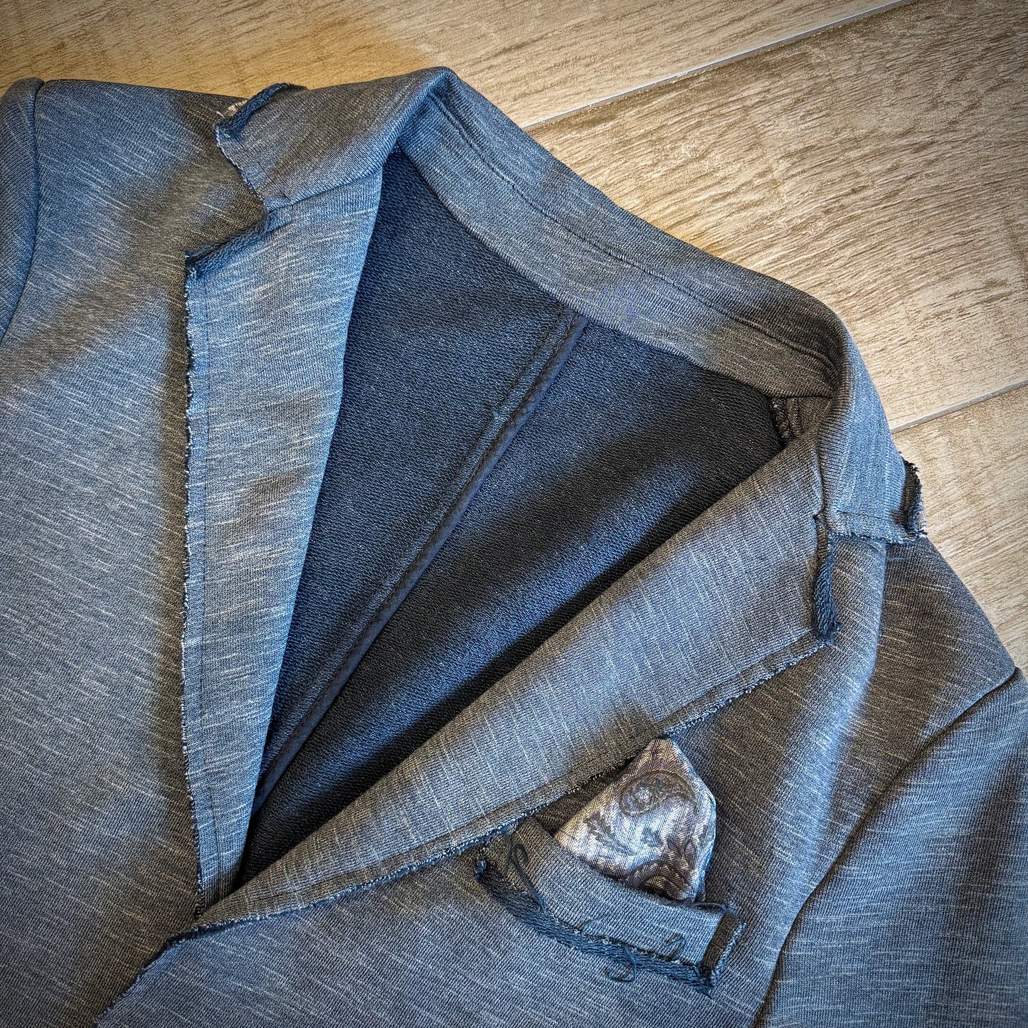 Giacca Felpa Blu Delavato