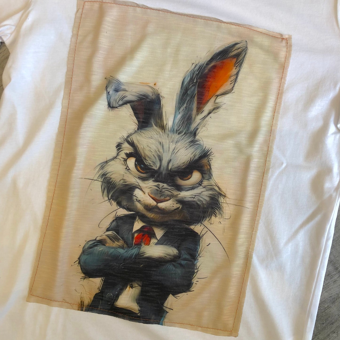 T-Shirt Stampa "Business Rabbit"