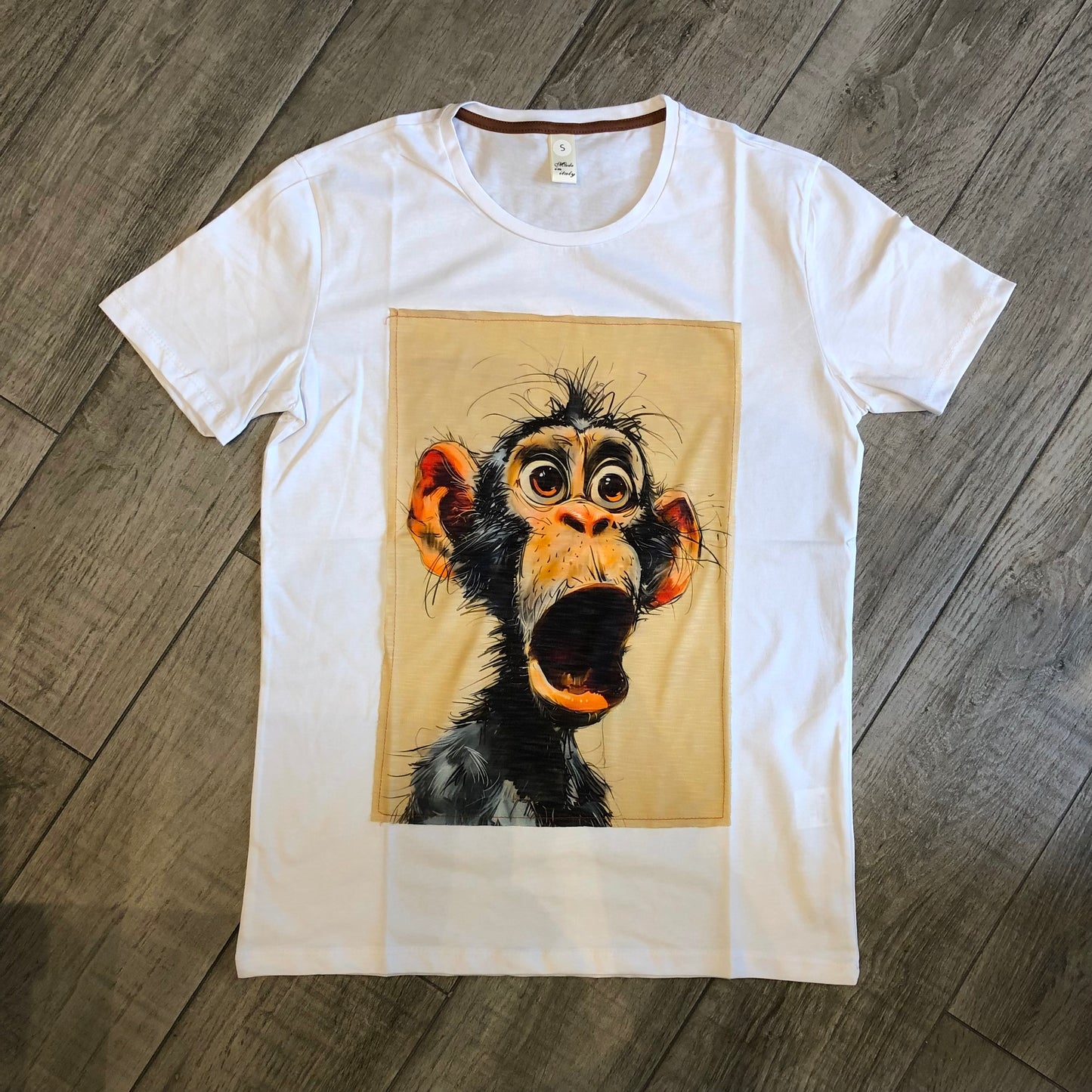 T-Shirt Stampa "Amazed Monkey"