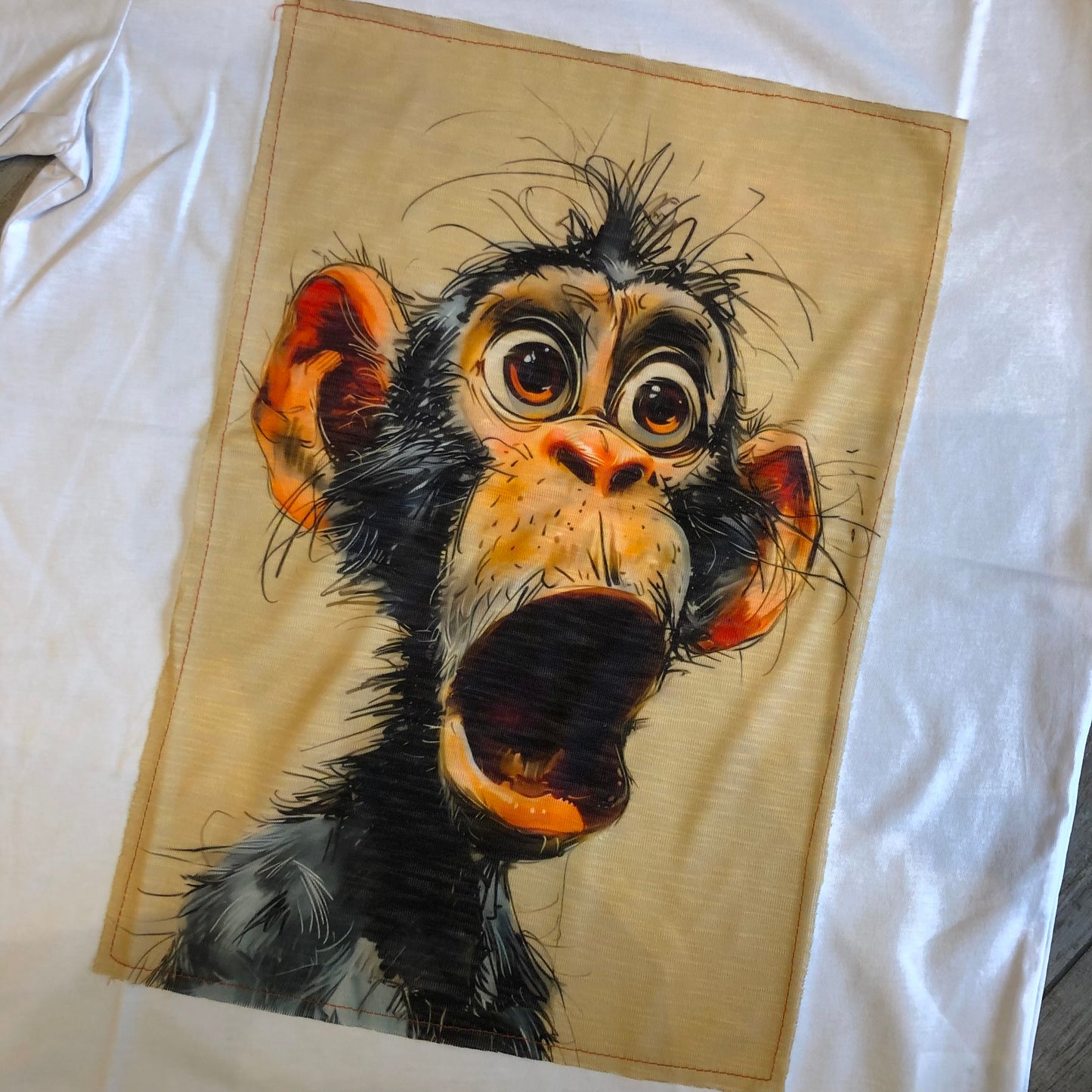 T-Shirt Stampa "Amazed Monkey"