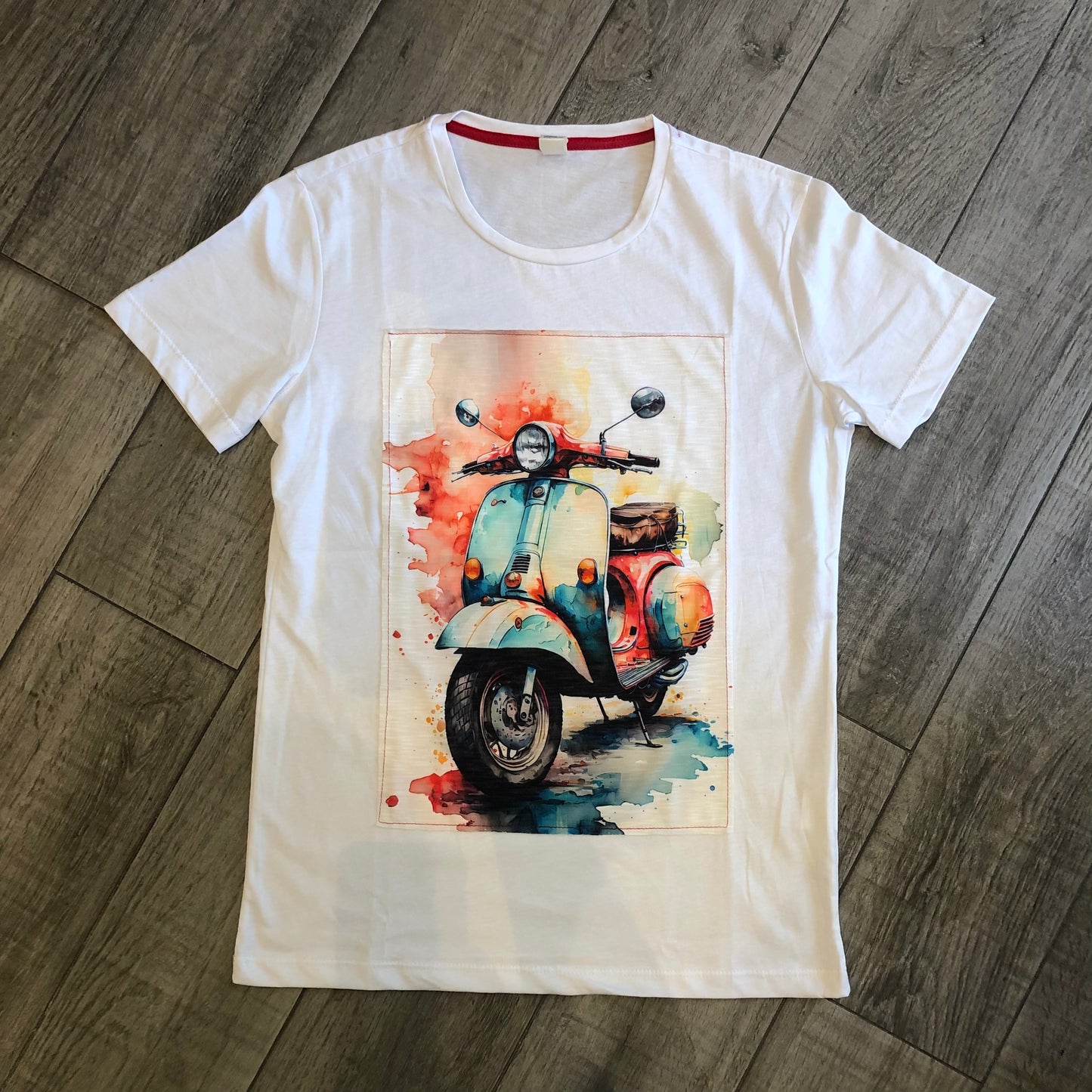 T-Shirt Print "Watercolor Vespa"