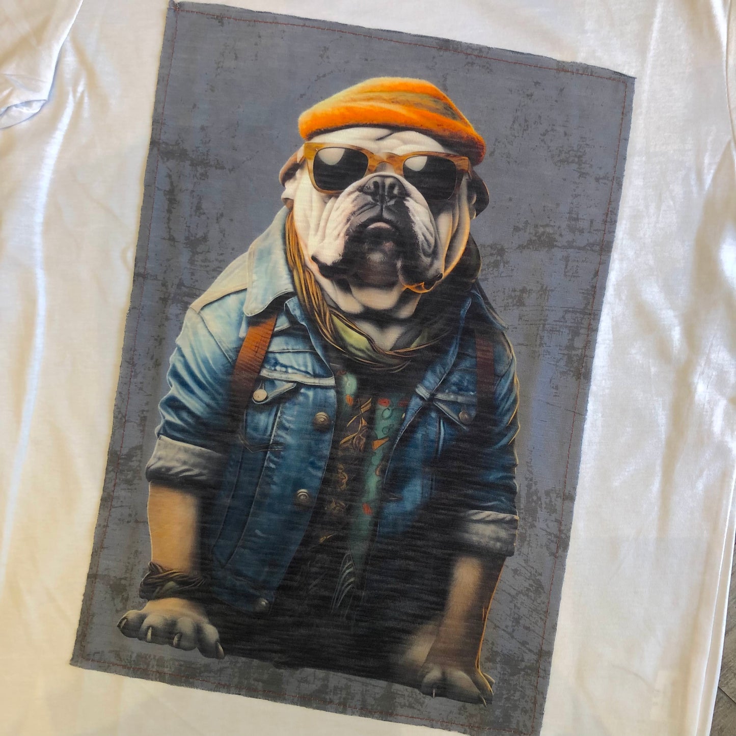 T-Shirt Stampa "Fashion Bulldog"