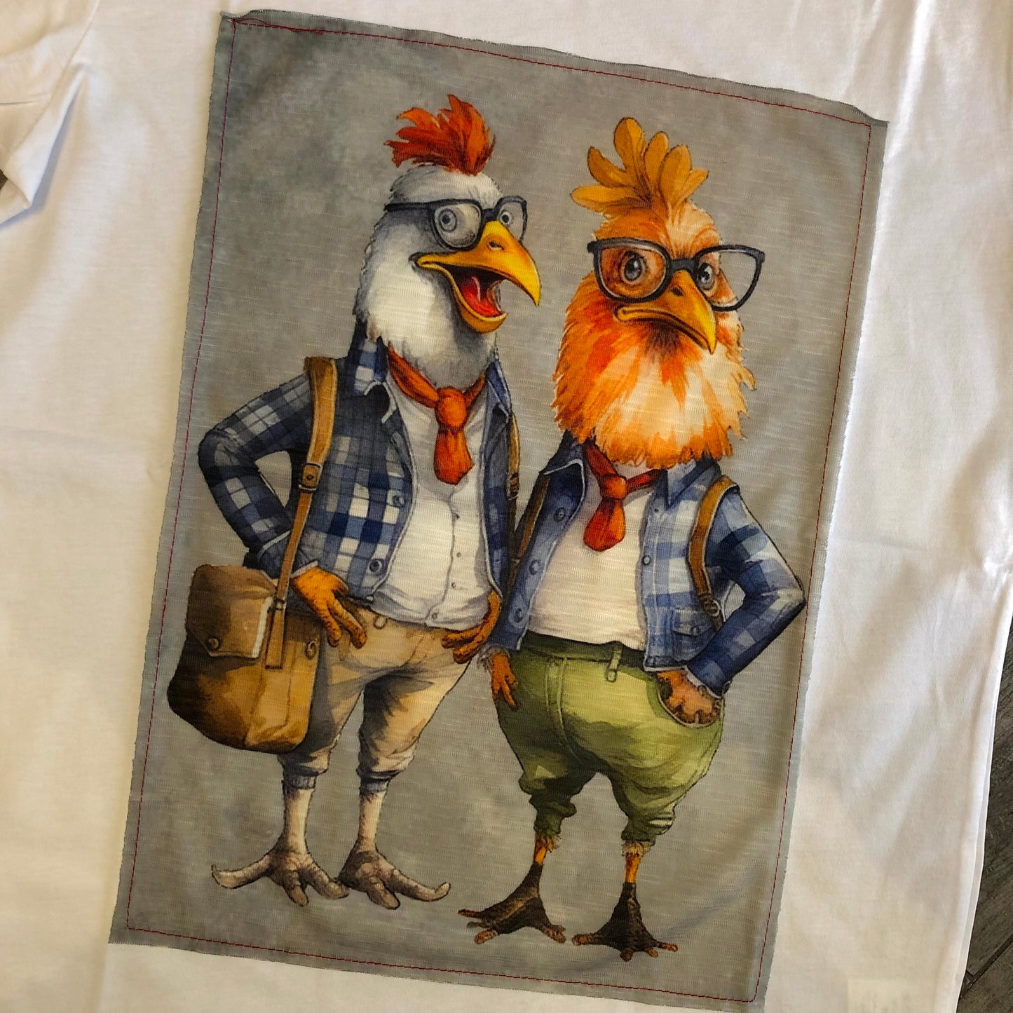 T-Shirt Stampa "Fashion Chicken"