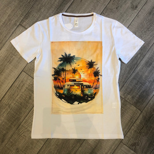 T-Shirt Stampa "Sunset Van"