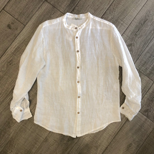 Camicia Coreana Puro Lino