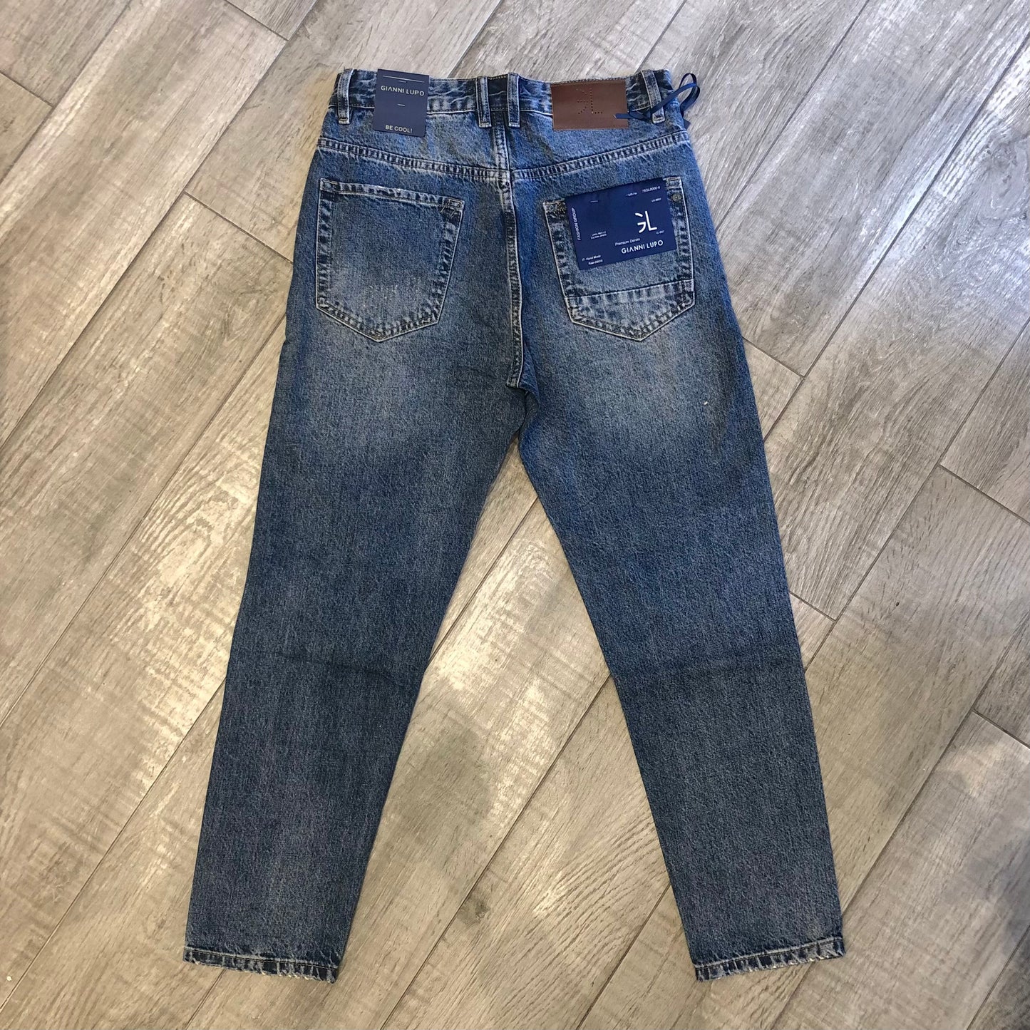 Jeans "Mike" Carrot Fit strappi GIANNI LUPO (GL622Y)