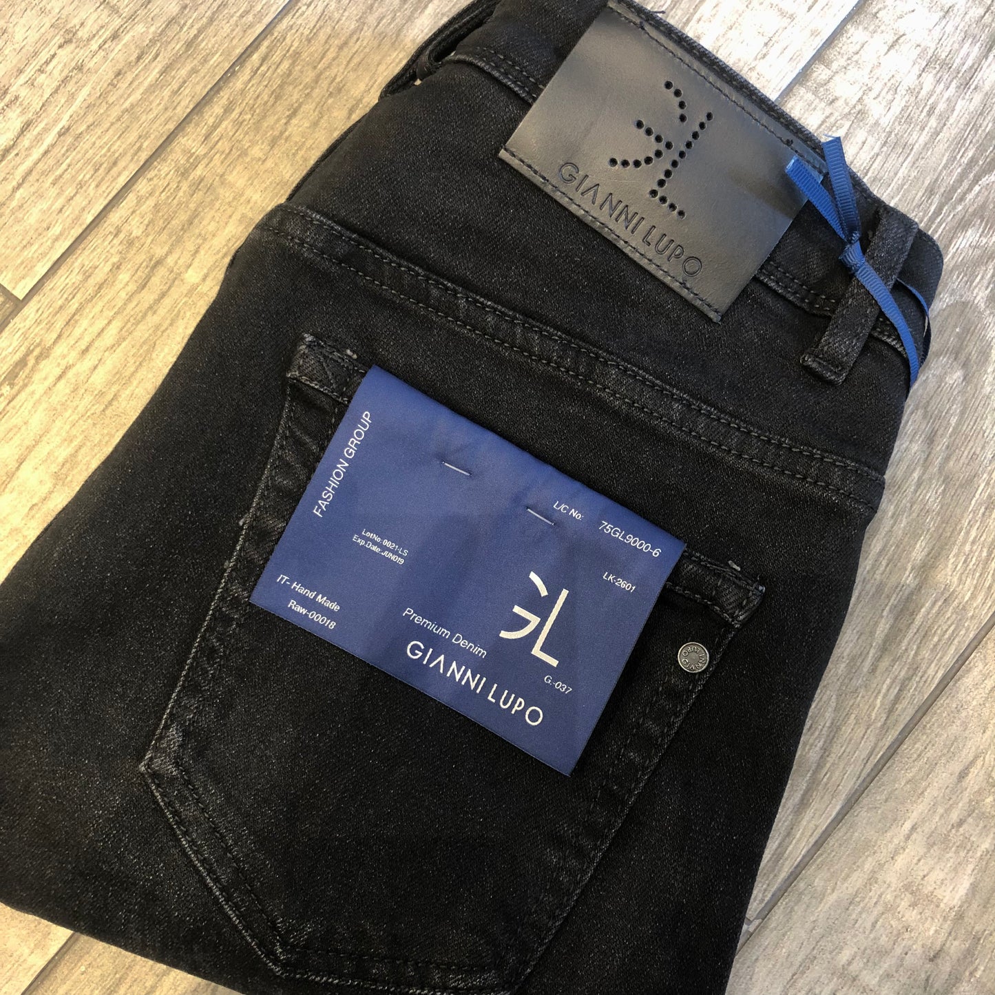 Jeans "Kevin" Slim Fit Black GIANNI LUPO (GL6303Q)