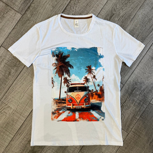 T-Shirt Stampa "Tropical Van"