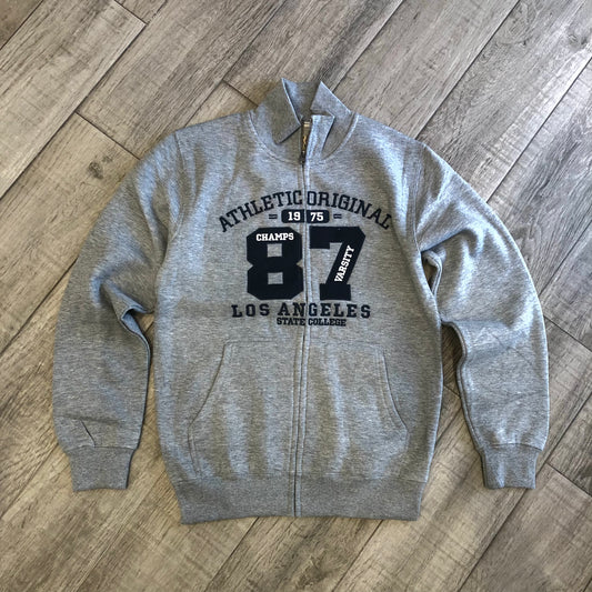 Felpa zip "87 Los Angeles"