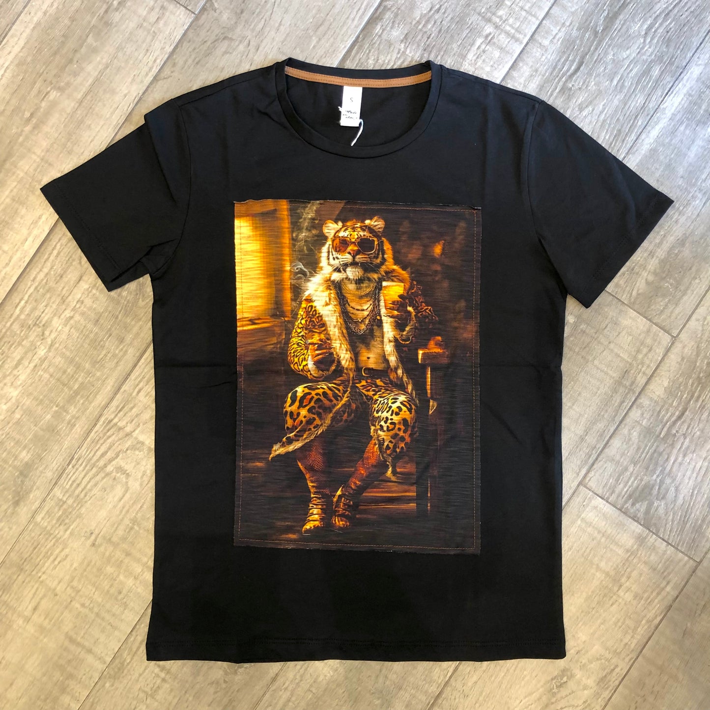 T-Shirt Stampa "Tigre Gangster"