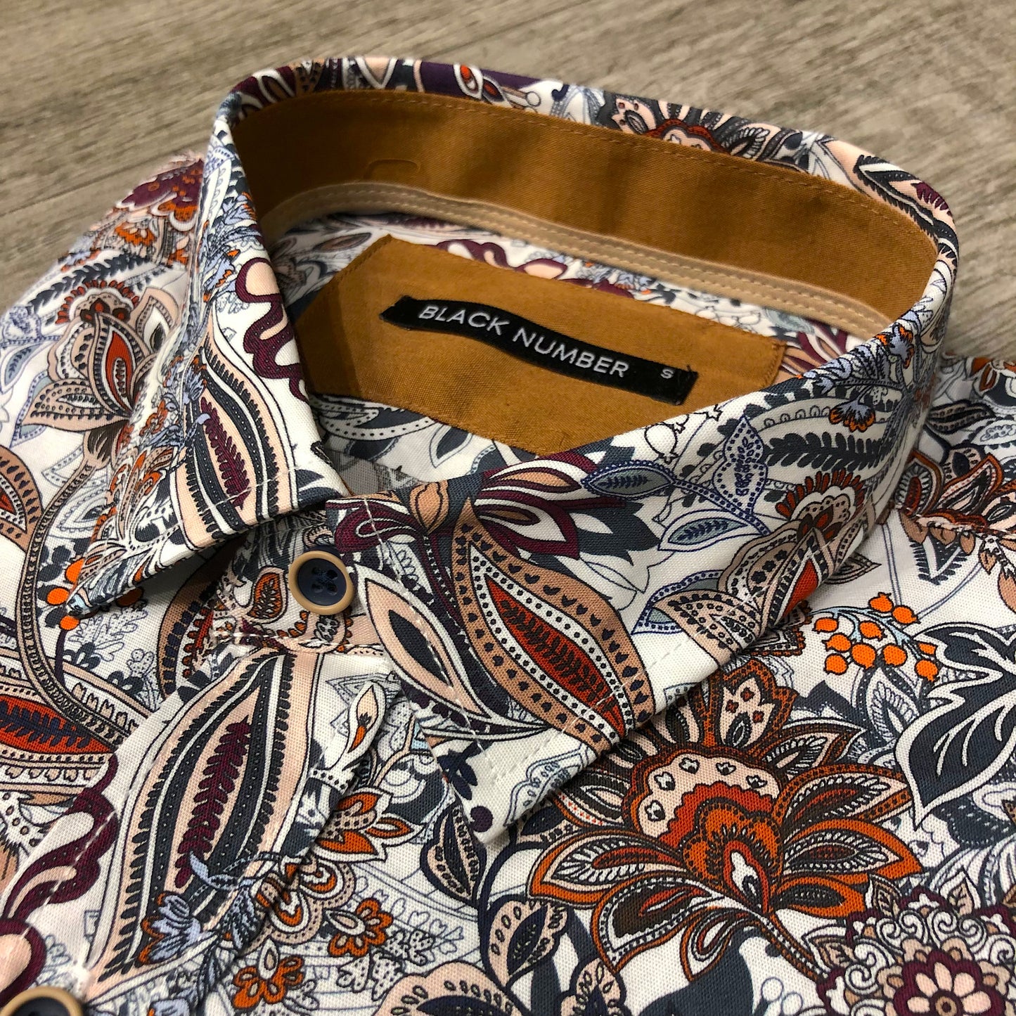 Camicia Fantasia Fiori Stilizzati