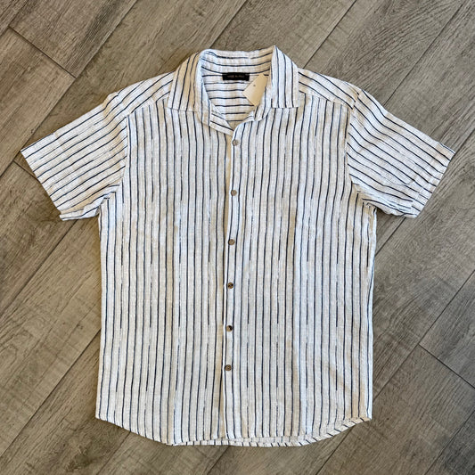 Camicia a Righe Manica Corta (F05)