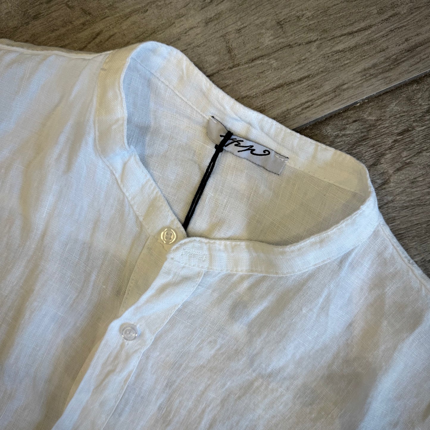 Camicia Coreana Puro Lino P/E 2026