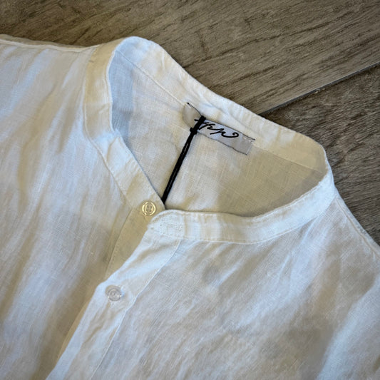 Camicia Coreana Puro Lino P/E 2026