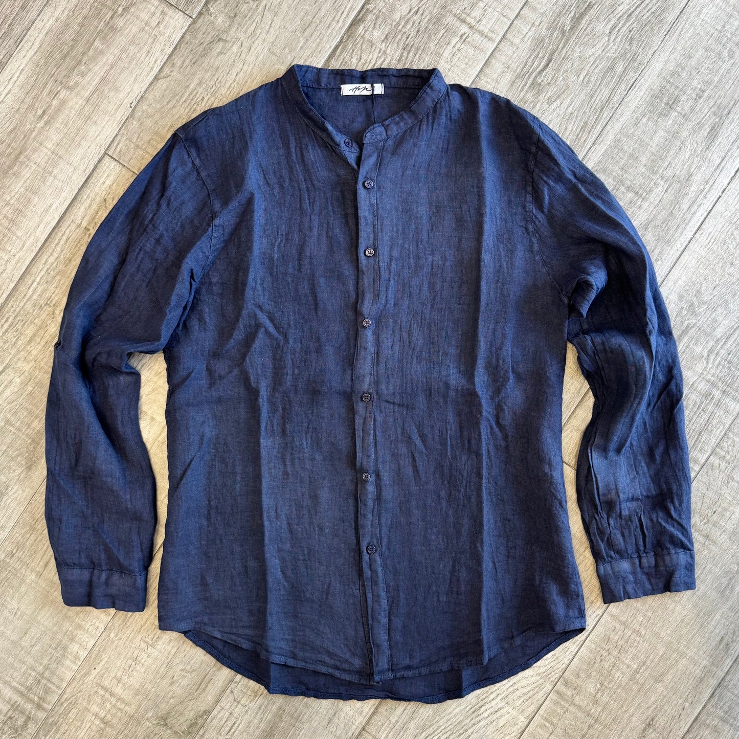 Camicia Coreana Puro Lino P/E 2026